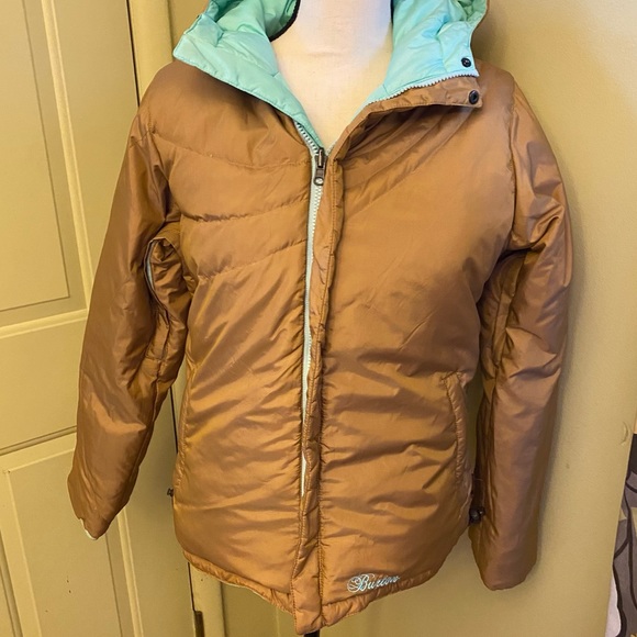 BURTON Reversible Down Puffer Jacket size S - Picture 11 of 12